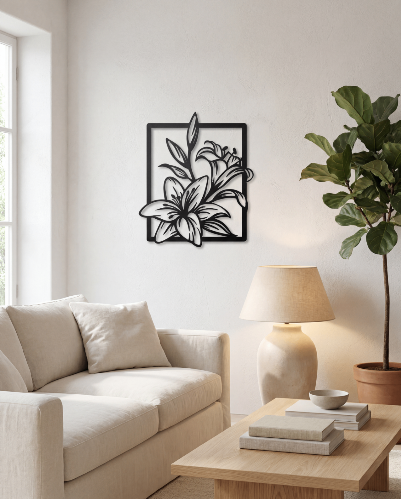 Botanica piece in a bright living room